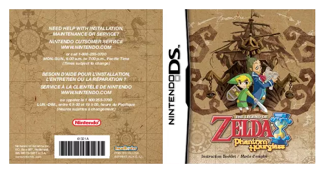 manual for Legend of Zelda - Phantom Hourglass, The